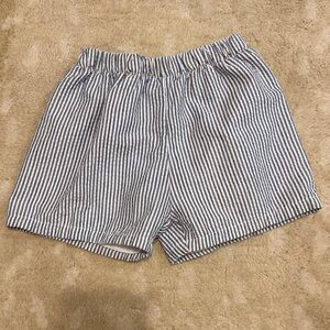 Annie Kate Striped Blue and White Shorts